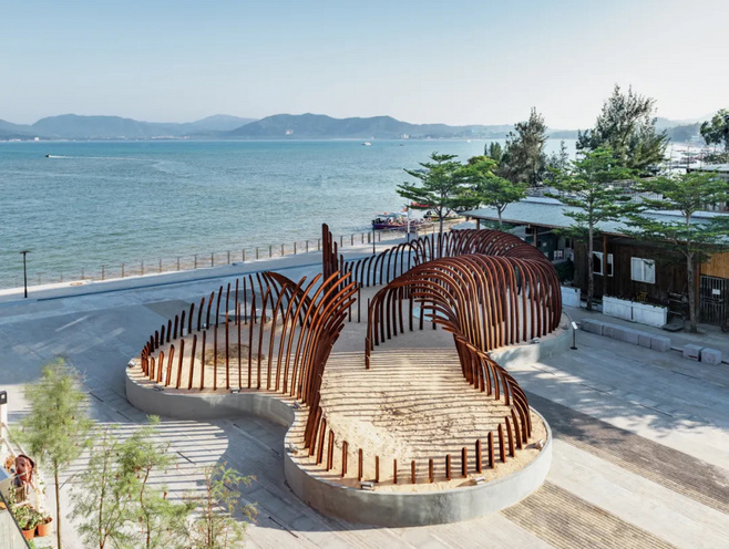 《新共享景觀》之 與人共享 | 2019 UABB 雙年展作品:海之韻 : 與自然對話的藝術裝置