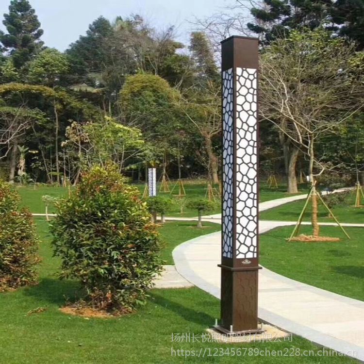 中式方形立柱景觀燈3米3.5米4米LED防水景觀庭院燈江蘇廠家長(zhǎng)悅照明直銷