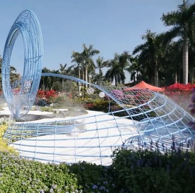 肥宅福利！蓮花山花展人潮堪比春運？VR看展帶你輕松漫步景觀藝術